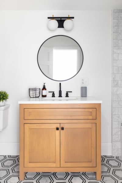 Custom Vanity Installation in Bandera
