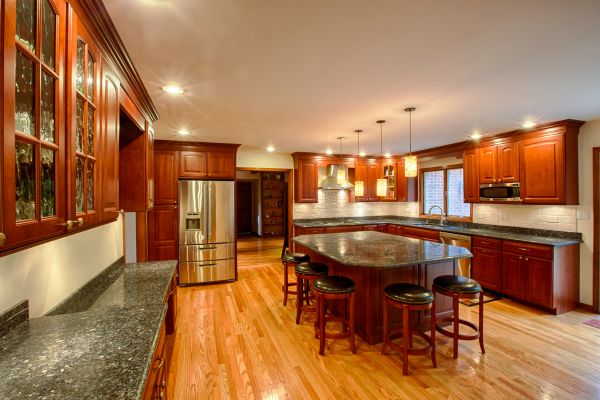Cherry Kitchen Cabinet Repair in Bandera