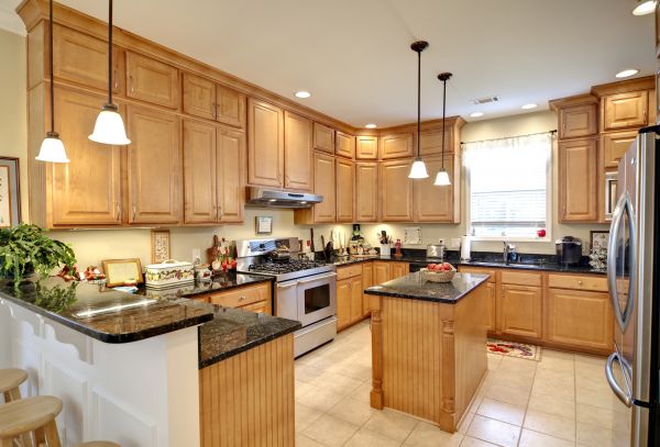 Maple Kitchen Cabinet Repair in Bandera